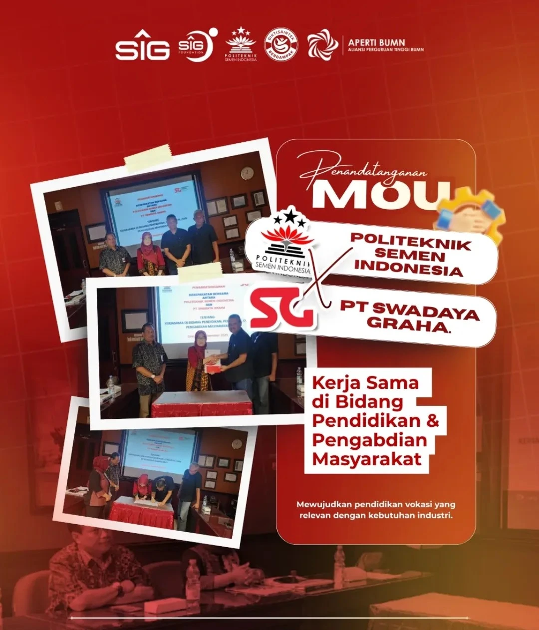 MOU Polteksi X PT Swadaya Graha