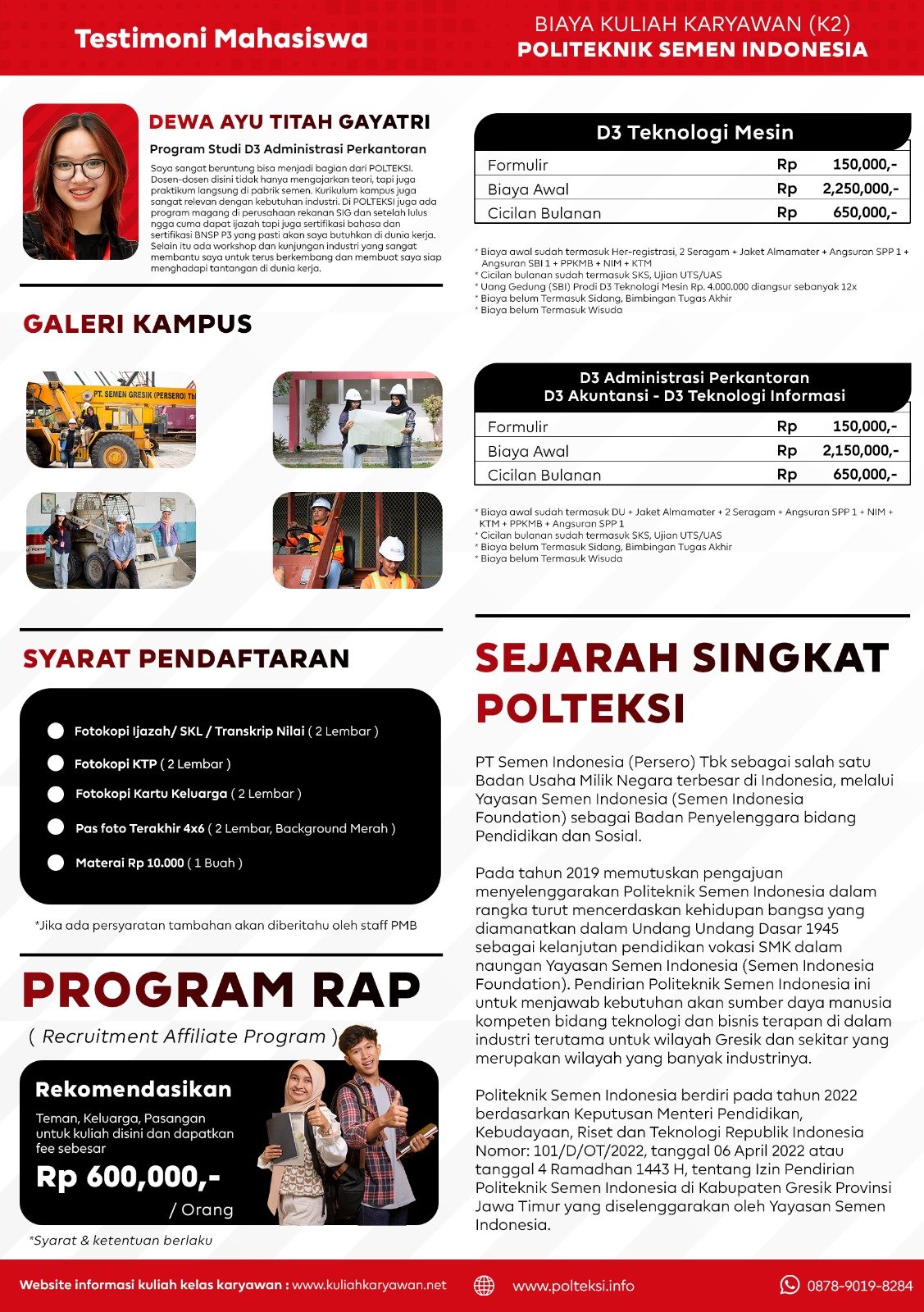 Brosur Belakang